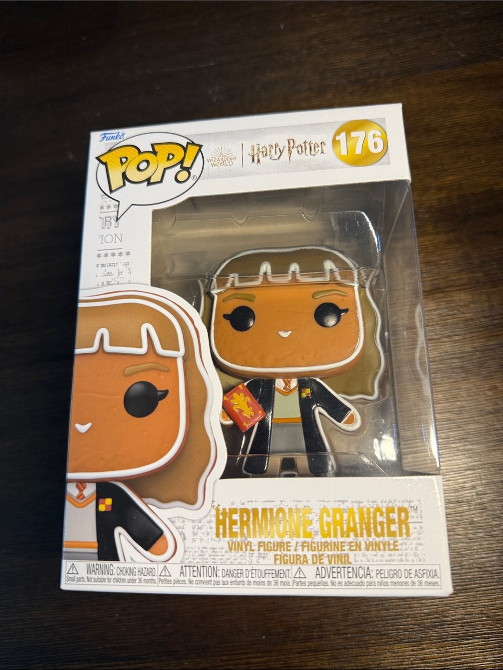 Funko Hermione Granger Pop! Vinyl Figure - Brown, Black, Gold
